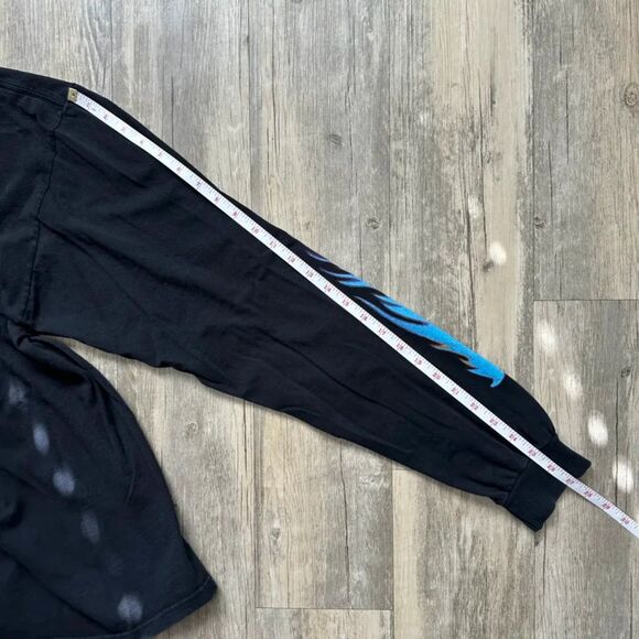 Vintage Boston Rock Band Flames Long Sleeve T Shirt Size XXL - Picture 8 of 8